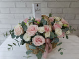 Dior Rose & Eustomas Flower Basket - BK156
