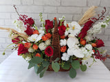 Passionate Rose Phalaenopsis Flower Basket - BK102