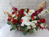Passionate Rose Phalaenopsis Flower Basket - BK102