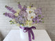 Purple Splendor Hydrangeas & Rose Flower Box - BK169