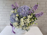 Violet Harmony Hydrangeas Vase - VS120