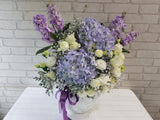 Violet Harmony Hydrangeas Vase - VS120