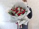 Red Rose & Baby Breath Hand Bouquet - BQ825