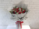 Red Rose & Baby Breath Hand Bouquet - BQ825