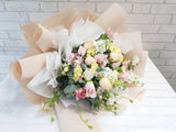 Mix Rose & Carnation Hand Bouquet - BQ827