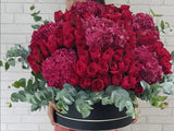 Devoted Rose & Hydrangea  Flower Box - BK649