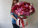 <b> (PRE-ORDER) </b>Charm Peony & Rose Flower Box - BK818
