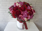 <b> (PRE-ORDER) </b>Charm Peony & Rose Flower Box - BK818
