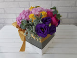 Cheerful Eustoma Flower Box - BK819