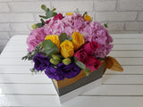 Cheerful Eustoma Flower Box - BK819