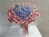 Hydrangea Heart Bloom Box - BK970