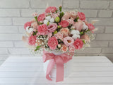 Lovely Pink Carnation Flower Box - BK980