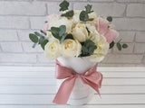 White Rose Flower Box - BK883