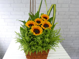 Cheerful Sunflower Basket - BK352