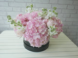 Delicate Matthiola & Rose Flower box BK537