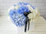 Serene Hydrangea & Eustoma Box - BK591