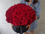 Passionate 99 Roses Flower Box - BK793