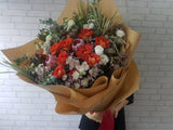 Protea Cherry Hand Bouquet - BQ583