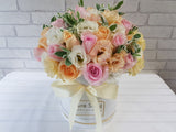 Champagne Eustoma Flower Box - BK983