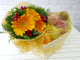 pure seed fr090 + Flower posy with tropical fruits basket