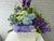 pure seed fr099 + Matthiolas , 2 Hydrangeas, 20 Eustomas, 15 Orchids and Fresh Fruits basket