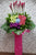 pure seed op188 +  Eustomas, Gerberas, Hydrangeas, Orchids and Ginger Flowers + opening stand