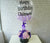 pure seed bk561 pink hydrangeas + purple eustomas flower box with a balloon with customized wordings