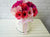 pure seed bk601 red & pink hued gerberas flower box