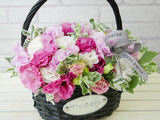 Tender Eustoma & Hydrangea Flower Box - BK627