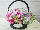 Tender Eustoma & Hydrangea Flower Box - BK627
