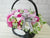 pure seed bk627 hydrangeas & eustomas flower basket