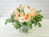 Lively Peachy Rose Vase - VS029