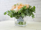 Lively Peachy Rose Vase - VS029