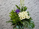 Violet Amidst Condolences Flower Stand - SY118