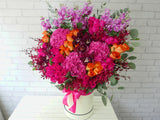 Vibrant Hydrangeas & Rose Flower Box - BK668