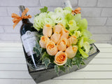 Joyful Moment Wine & Flower - WN008