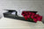 pure seed bq517 red roses wrapped in tulle in black flower box