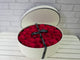pure seed bk708 red roses oval flower box