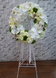 pureseed sy121 + Roses, Cymbidium, Phalaenopsis Orchids and Hydrangeas  + sympathy stand