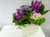 pure seed bk491 matthiolas+ brassica + eustomas flower basket