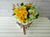 pure seed bk692 yellow roses & eustomas flower box