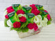 pure sed nb099 + Carnations and Eustomas, 6 bottles of chicken essence + new born arrangement