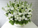 Elegant Lily & Rose Flower Box - BK646