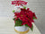 Artificial Poinsettia Christmas Floral Gift - XM101