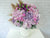 pure seed bk758 tulips + renuculus + roses + hydrangeas + ping pongs flower arrangement