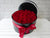 pure seed bk749 33 red roses round flower box