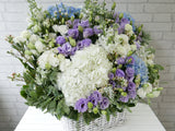 Stunning Aesthetic Hydrangeas Basket - BK532