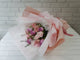 pure seed bq713 roses & wax flowers hand bouquet