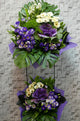 Violet Remembrance Condolences Flower Stand - SY108