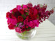 Crimson Rose & Orchid Glass Vase - VS013